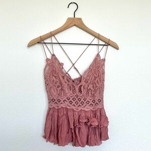 Free People Adella Cami Tank Top - M